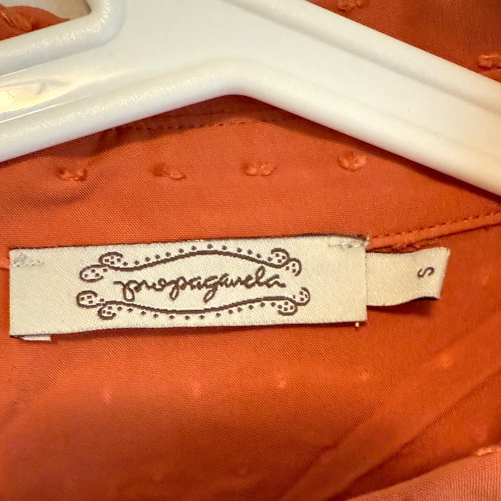 Universal Thread Rust Button-Down Shirt - Picture 2 of 2